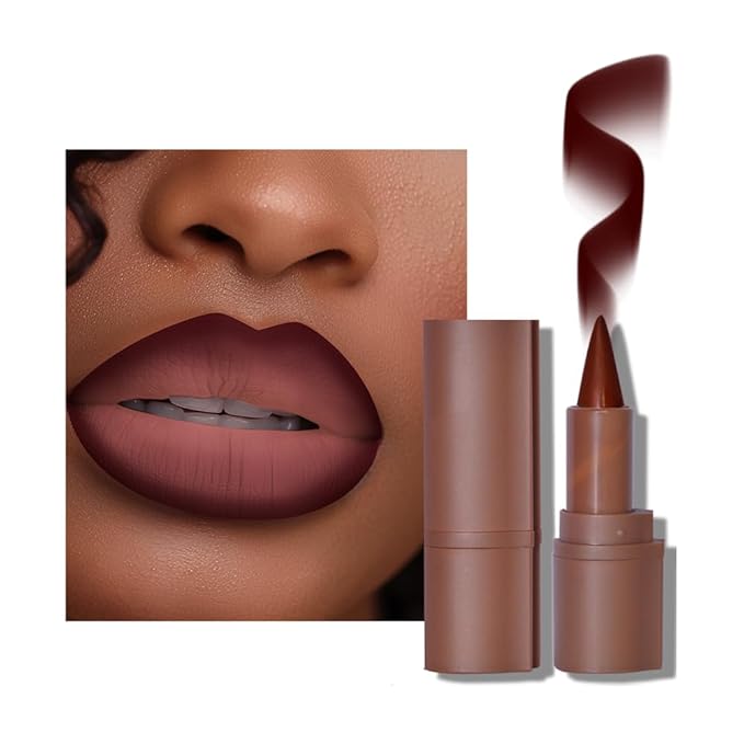 BAISEN DIARY 2-in-1 Gradient Lip Liner and Lipstick Lip Combo Set - Achieve Flawless Contour and Gradual Ombre Effect with Easy-to-Use Crayon Form and Cone Tip (07# Mulberry, 1 Count (Pack of 1))
