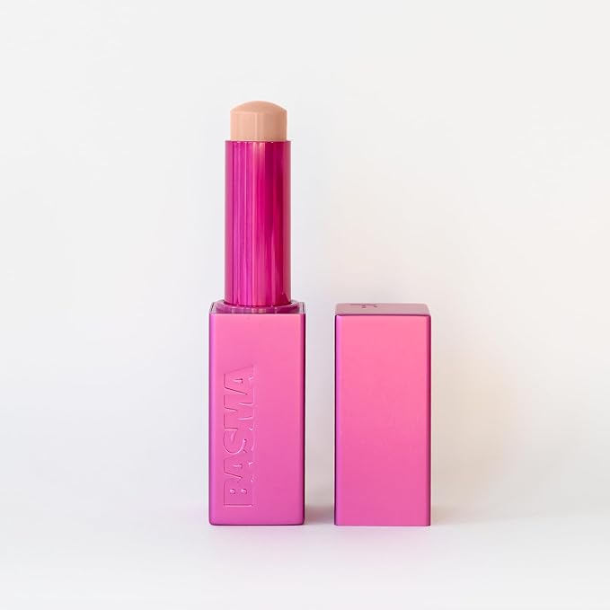 BASMA BEAUTY The Foundation Stick, Long-Lasting Formula with Aloe Vera, Vitamin E, Multi-Use Coverage for Foundation, Concealer, Contour (Shade 038 For light skin with warm neutral undertones.)