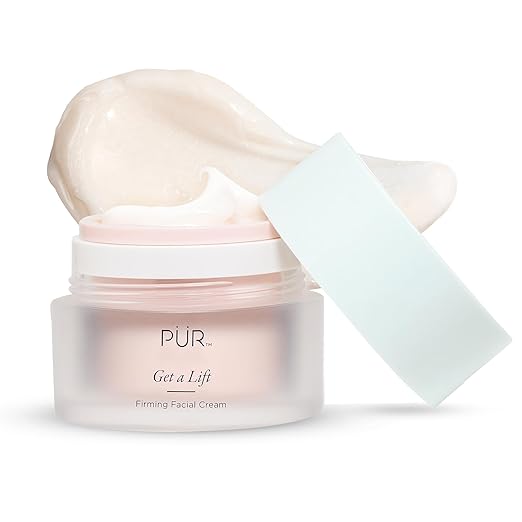 PÜR MINERALS Firming Facial Cream, Get a Lift by Triple-Action Lightweight Moisturizer for Face & Neck Tightens Sagging Skin & Restores Firmness for Fine Lines & Wrinkles - Non-Greasy & Gluten Free
