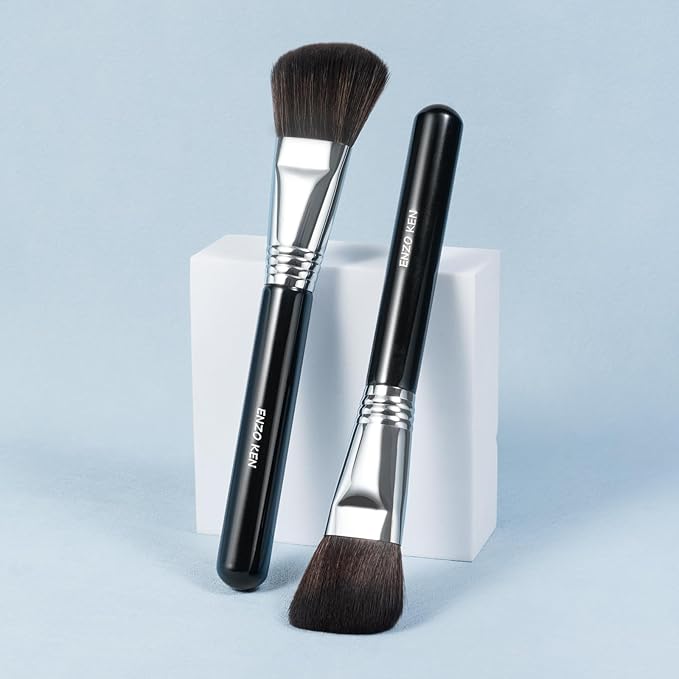 Angled Contour Brush, Sculpting Brush, Fluffy Blush Brushes, Soft Hair Makeup Brush, Detail Blush Brush, Fluffy Powder Brush for Cheeks, Contour Brushes for Makeup. (904A)