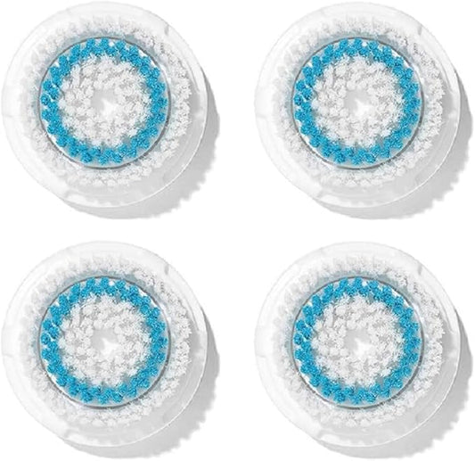 Clarisonic Deep Pore Facial Cleansing Brush Head Replacement for Mia 1, Mia 2, Mia Fit, Alpha Fit, Smart Profile Uplift and Alpha Fit X, 4 Count