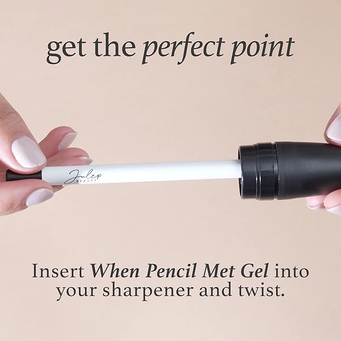 Julep When Pencil Met Gel Sharpenable Multi-Use Longwear Eyeliner Pencil - Chocolate Brown Shimmer - Transfer-Proof - High Performance Liner