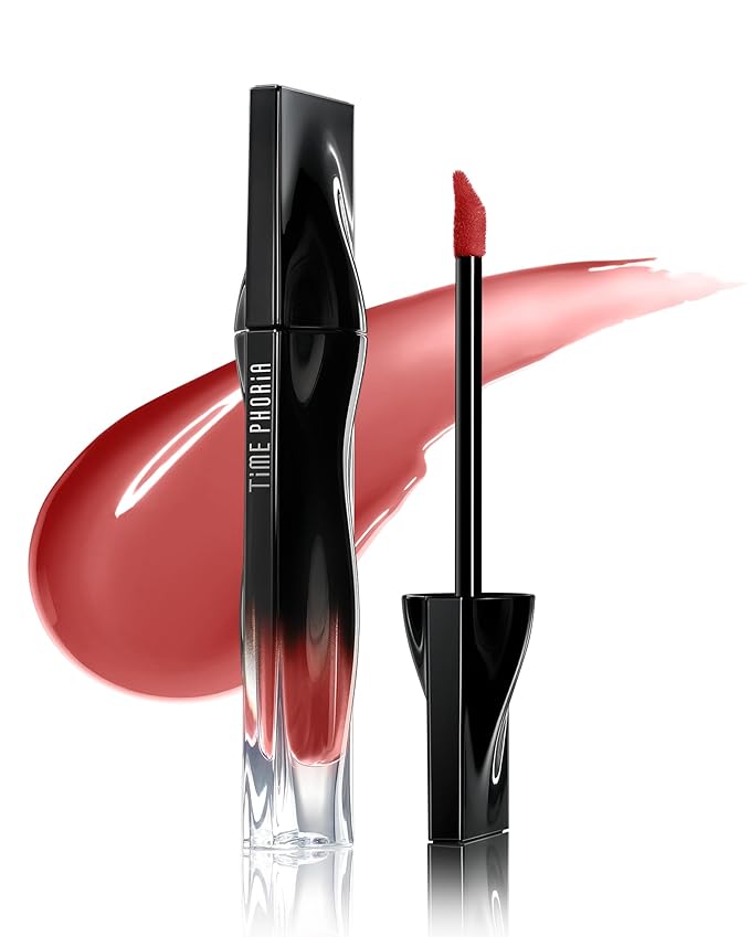 Stellar Dust Lip Stain 11 Futura, Waterproof Transfer-Proof Lip Gloss, Rose Brown Tinted Glossy Finish, High-Pigment Vibrant Color, Hydrating Lightweight Long-Lasting Lip Makeup for Women