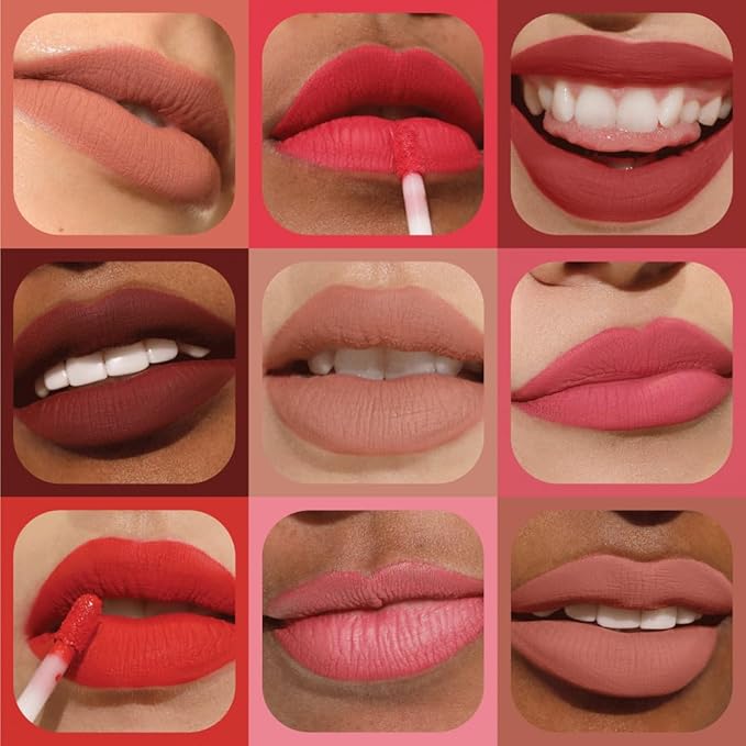 Milani Stay Put Longwear Liquid Lipstick - Smudge-Proof, Kiss-Proof, and Fade-Resistant Formula for All-Day Wear - Red Flag