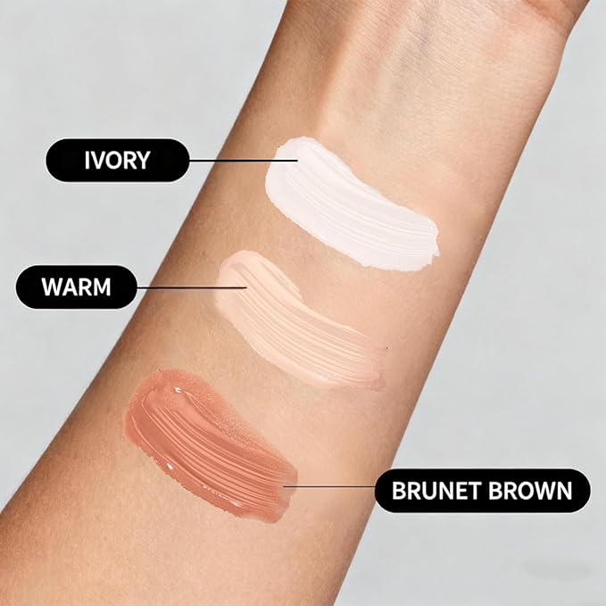 Foundation Cushion, Mushroom Head Air Cushion CC Cream, BB Cream Face Makeup Foundation, Moisturizing Concealer Brighten Long-Lasting, Even Skin Tone for All Skin Types (warm)