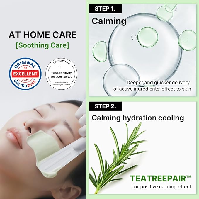 Mediheal Derma Modeling Pack (Teatree) - Rapid Cooling For Soothing Skin - Easy DIY Home Spa Kits, Hydrating Icy Jelly Mask For Skin Refreshment