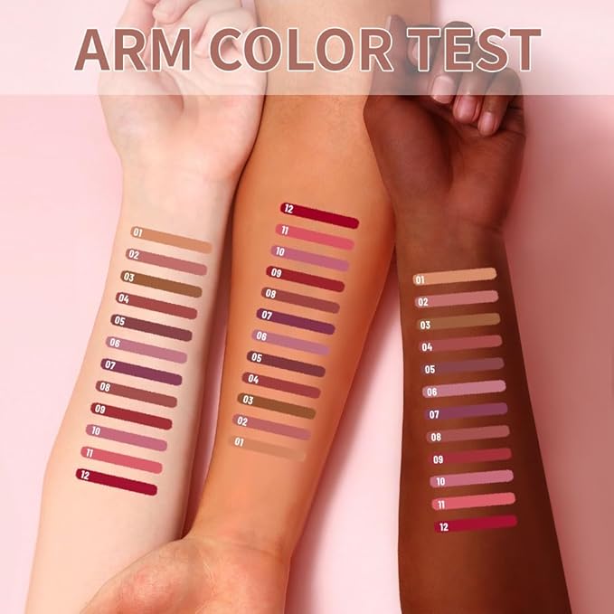 Hxssll Warm Coral Lip Liner Stain – 24H Longwear Waterproof Matte Lip Contour Pen, Transfer-Proof Precision Marker for Defining & Outlining Lips All Day Stay Lip Lip Liner Marker 11#