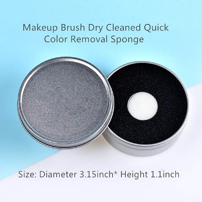 Silicon Makeup Brush Cleaner Mat with Brush Drying manual Make up brush cleaner cleanser machine Cosmetic Brush Cleaning Pad+Makeup Brush Dry Cleaned Quick Color Removal Sponge Scrubber Tool(Pink)