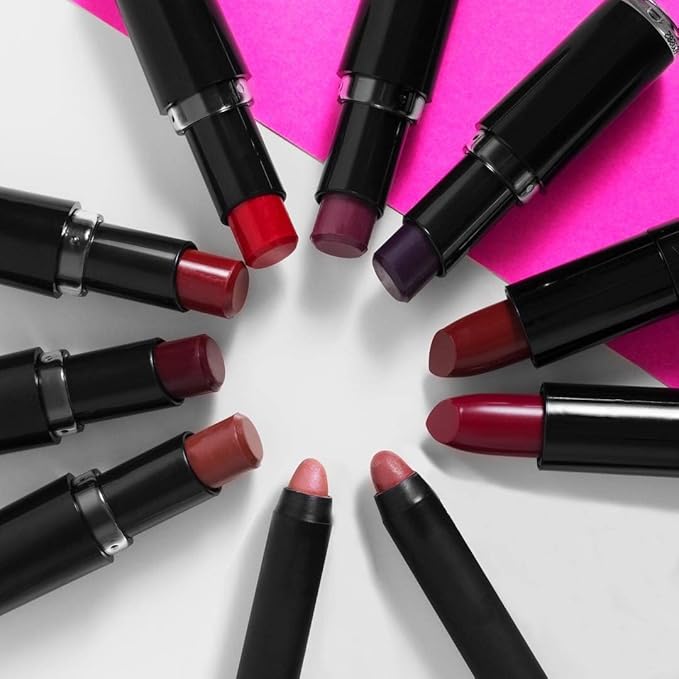 wet n wild Perfect Pout Lipstick, Red Club Brat, Vegan | Gluten-Free | Cruelty-Free | Lip Color, Lip Color (Pack of 4)