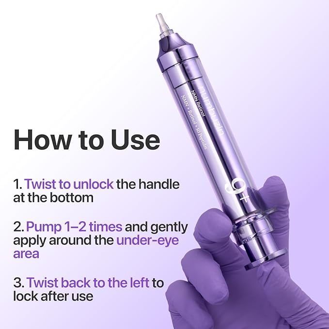 numbuzin No.9 NAD+ Retinol Eye Cream, Depuffing & Firming Eye Serum for Dark Circles, Wrinkles & Fine Lines, Peptides & Niacinamide for Glow & Undereye Radiance, Stocking Stuffers 0.33 fl oz