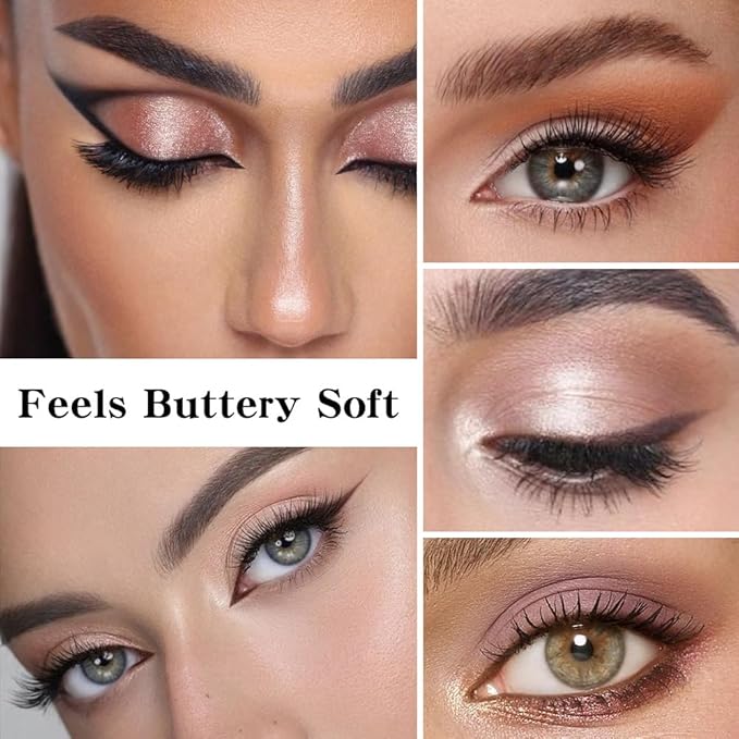 AMY'S DIARY 9-Color Nude Eyeshadow Palette, Soft Pink Brown Neutral Makeup Palette with Matte & Shimmer Shades, Long-Lasting Blendable Highly Pigmented Eye Shadow for Daily Natural Glam Look