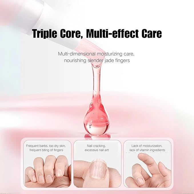 SASSYTIP Nail Strengthen Oil Pen | Fast-Absorbing Cuticle Oil with Biotin & Ginseng | For Brittle & Peeling Nails | Jasmine, Rose, Lemon Scents | Home, Office, Travel Use (Rose)