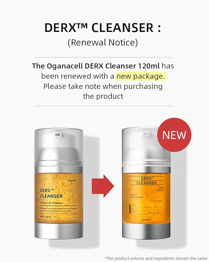 DERX Revitalizing Facial Cleanser with Peptides & Walnut Microbeads - Gentle Exfoliating Gel To Foam for all Skin, Korean Clinic-Developed (120ml/4.05 fl.oz.)