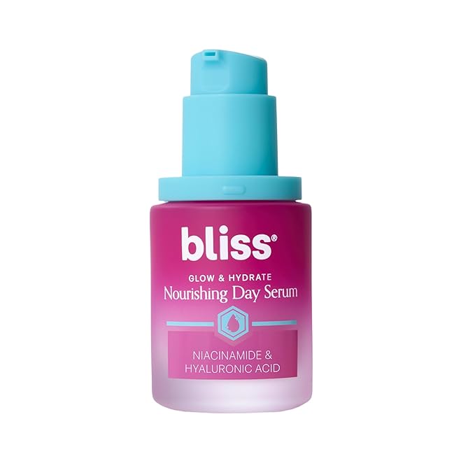 Bliss Glow & Hydrate Serum - Niacinamide + Hyaluronic Acid Serum - 1 Fl Oz - Improves Dullness, Hydrates, Replenishes & Defends Skin - Lightweight Hydration - Clean - Vegan & Cruelty Free