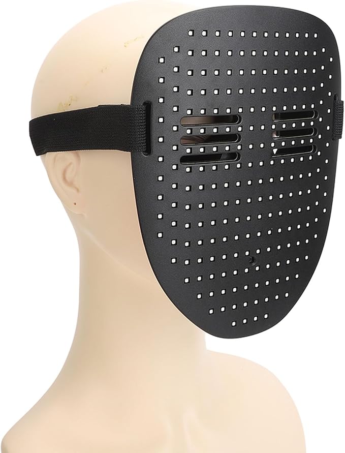 Led Face Cover With 25 Dynamic And Static Display Modes Gesture Sensing Light Up Transforming Design For Cosplay Carnival Festival Party
