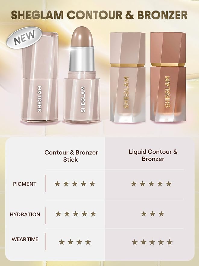 SHEGLAM Buttery Buff Contour & Bronzer Stick-Clay