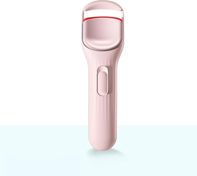 HEBECA Eyelash Curler for 24Hr Lasting Lift, Rechargeable 600Mah Battery Heated Lash Curler with Wider Design for No Pinching, Quick Heat Up & 2 Temp Settings 149°F /167°F for Thick & Fine Lashes