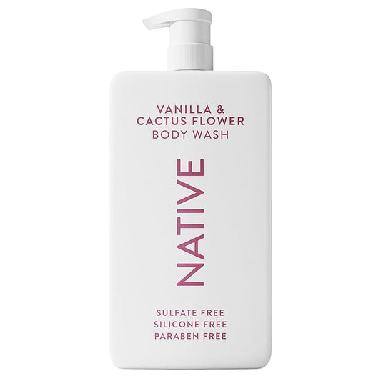 Native Vanilla & Cactus Flower Body Wash 36 oz