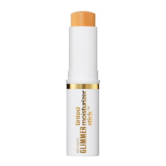 Revlon Glimmer Tinted Moisturizer Stick for Face, Lightweight Foundation, Hydrating Skincare-Infused Makeup, 120, 0.31 oz