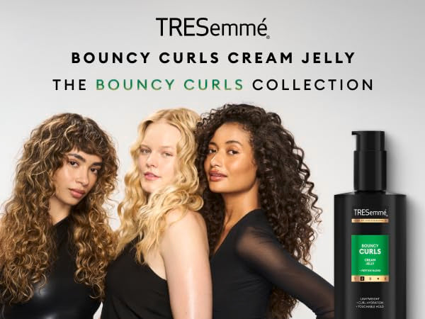 TRESemmé Styling Aid 1 ct Bouncy Curls for Lightweight + Curl Hydration + Touchable Hold, with Peptide Blend, 8 fl oz