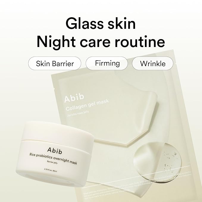 Abib Collagen Gel Mask Jericho Rose Jelly 10 Sheets (Nourishing) I Korean Vegan Collagen, Cooling Nourishing Hyaluronic Acid Hydrogel Face Mask Skin Care