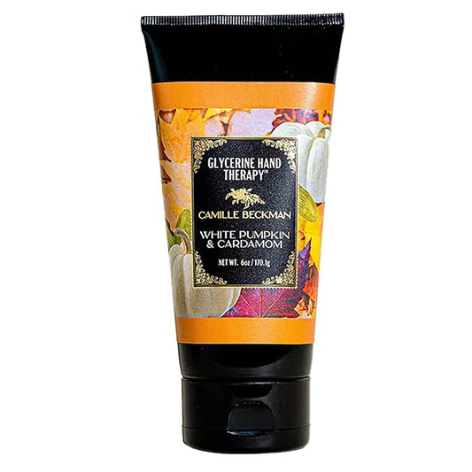 Camille Beckman Glycerine Hand Therapy Cream, White Pumpkin & Cardamom, 6 Ounce