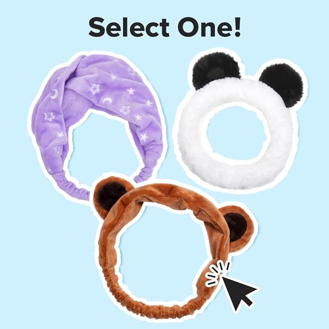 I DEW CARE Face Wash Headband - Twinkle Star | Adorable Design, Perfect for Washing & Cleansing, Makeup and Spa, Bath, Skincare, Quick Dry, Soft & Fuzzy, Non Slip, Teen Girls Stuff