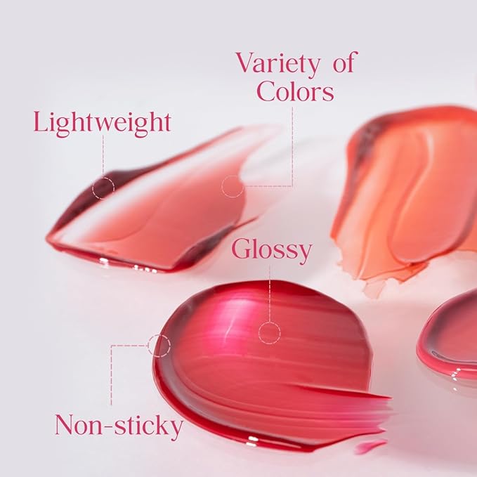 CLIO CRYSTAL GLAM TINT (012 FIERY ROSE), Glossy Finish, Lightweight, Buildable, Glass-Like