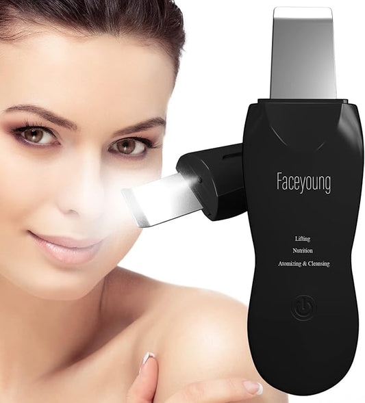 Facial Skin Cleanser with Mister, Upgraded Sprayer, Blackhead Extractor for Deep Cleansing and Moisturizing Spray