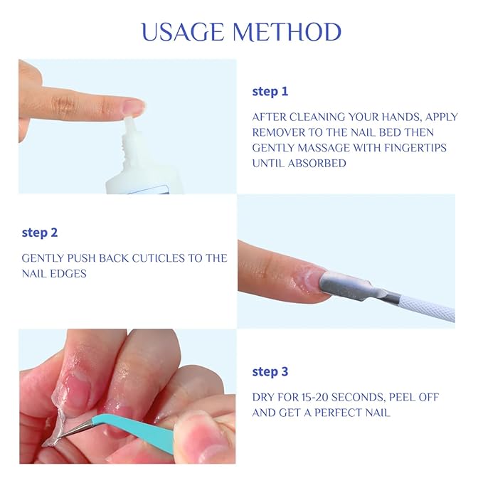 SASSYTIP Cuticle Remover Gel - Cuticle Removal & Deep Hydration, Ideal for Prepping Press-Ons, Gel Nails & Dry Cuticles, Trusted by Manicurists & Nail Artists, 1 fl oz Cucumber Fresh (Clear)