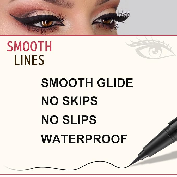 Eyebrow Pencil Makeup Kit, with Waterproof 2-IN-1 Microblading Eyebrow Pen, Eyebrow Pomade, Eyeliner and Dual-ended Eyebrow Brush, Brow Pencil Kit for Natural Eyebrows - Dark Grey