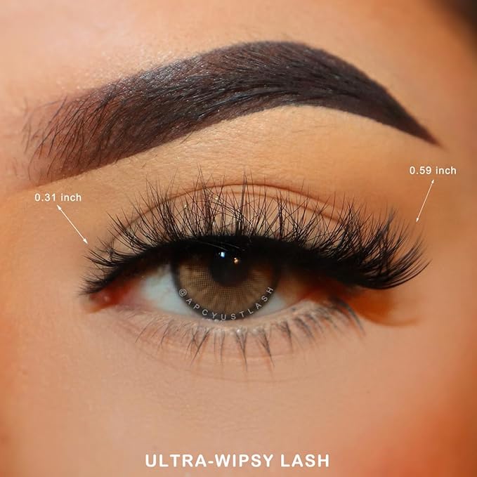 Lashes Mink Bulk 30 Pair Wholesale Lashes 5D Fluffy Eyelashes Wholesale Faux Mink Eyelashes Natural Medium Length Fake Lash with Portable Pack (Flare Wispy 30 Pairs)