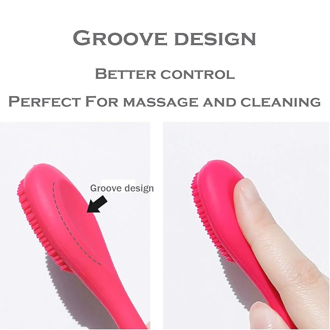 RamPula Silicone Facial Cleansing Brush Pores Cleaner,Remove Blackhead,Remove Acne,Face Massager,Applicator,Spatula,Mud Mask,DIY,Cream,Face Washing Clean,Body Lotion