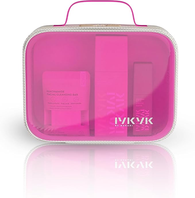 MAKARI IYKYK Cosmetic Bag | Sleek Makeup & Skincare Travel Pouch | Stylish Organizer for Beauty Essentials | Gift-Ready Accessory