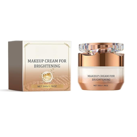 Niacinamide Brightening Face Cream, Moisturizing Tone-Up Cream for Women, Lightweight Hydrating Concealer Cream for Radiant and Smooth Skin 50g