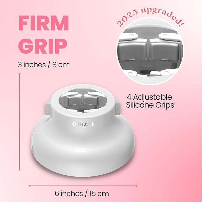 GIHALI Universal Hair Diffuser “Super Sturdy” 1.7 Inch to 2.6 Inch for Natural Curly and Wavy Hair, Hair Dryer Attachment (Rose Gold)