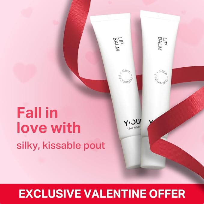 Y’OUR Intensive Healing Lip Balm for Dry Chapped Lips - Deeply Hydrating Lip Treatment with Hyaluronic Acid, Shea Butter & Rosehip Oil - Repairing Moisturizer, Paraben & Silicon-Free, Gifts for Women