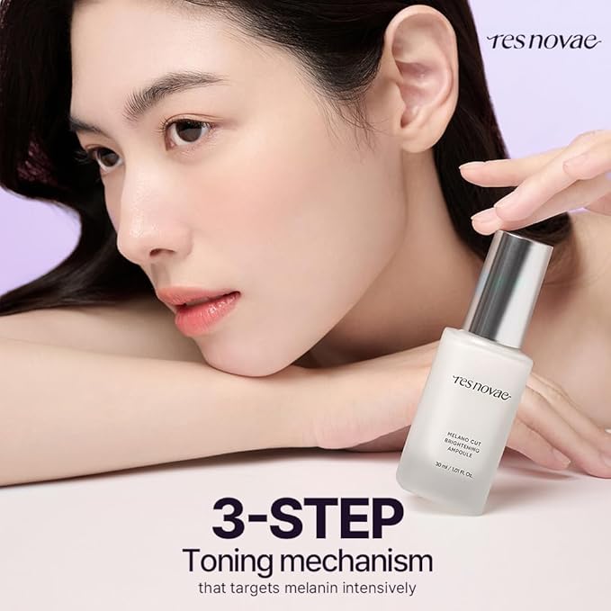 RESNOVAE Melano Cut Radiance Ampoule – Vitamin A, C & E Toning Serum with Chickweed Extract | Skin Tone Care & Hydration Booster (30ml / 1.01 fl.oz)