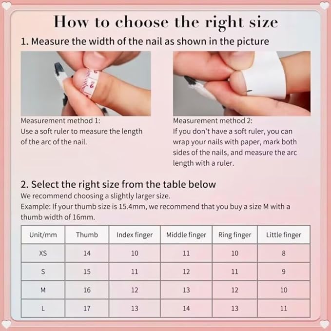 MAGLFELL Press on Nails Medium Length Almond Fake Nails, 3D Shell Nails Design,10 Pcs Reusable ABS Material Finger Painting Nail Tip Salon Artificial Nails for Women (Size M)