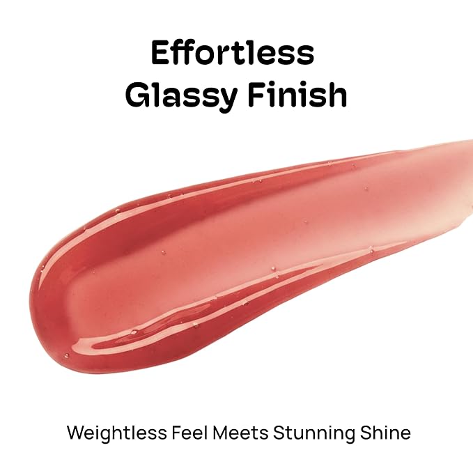 MIXIK 123 Lip Jelly, Sheer Glossy Lip Gloss with Vitamin 10 Complex & Nourishing Oils, Hydrating, Vegan, Cruelty-Free, Non-Sticky Jelly Lip Stain, 0.3 fl oz (9ml) (Crushed Plum)