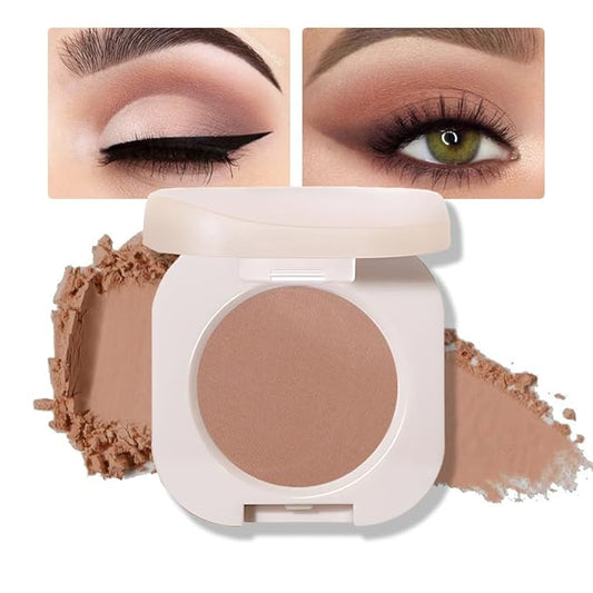 Pressed Single Matte Eyeshadow Palette Makeup, Brown eyeshadow For Women, Pigmented Waterproof Sombras Para Ojos, Single Pressed Powder Vegan, Talc, Paraben & Cruelty Free(05)