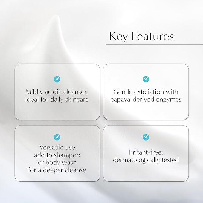 Petitfee B-Glucan Enzyme Wash, Facial Cleanser, Cleansing Powder with Papaya Extract Papain, Rice Ferment Extract for Gentle, Daily Exfoliation, Powder Soap, Cleansing Mask (80g (2.82o.z))