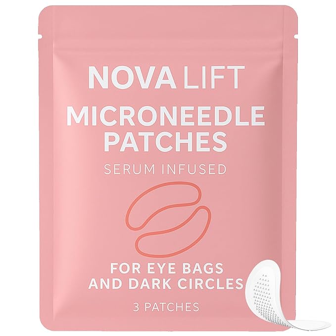 Micro Eye Patches, Deeply Hydrating Anti-Wrinkle Patches, Contains Hyaluronic Acid and Collagen for Dark Circles, Smooth Application Forehead & Smile Line Patches for Women (1)