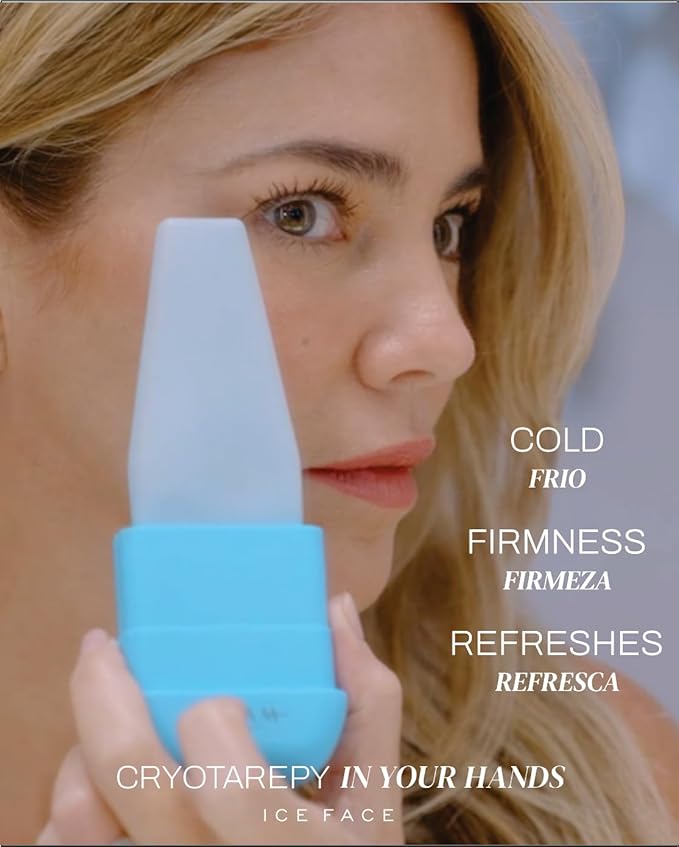Ice Face Roller - CAAM – Safe Cryotherapy for Face & Neck, Instant Tightening Effect, Patented Product