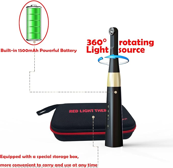Red Light Therapy Device for Pain Relief, Inflammation and Promote Tissue Regeneration(1 Count (Pack of 1))