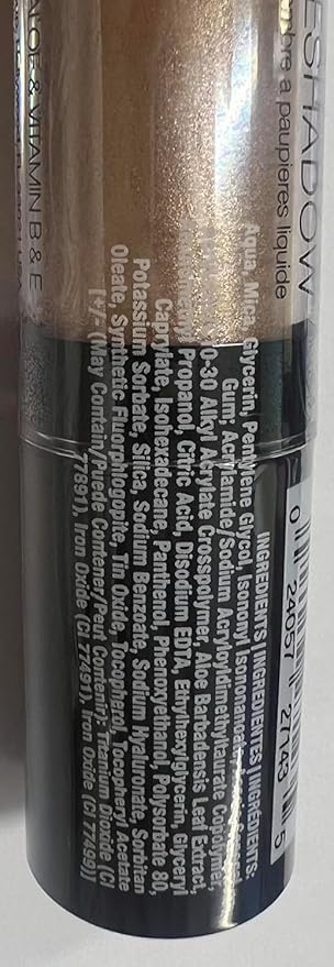 Palladio Liquid Eyeshadow, creamy shimmery formula that instantly adheres to the eyelid with flexible applicator wand for over 8 hours of smudge and crease-proof wear (Goldstone)
