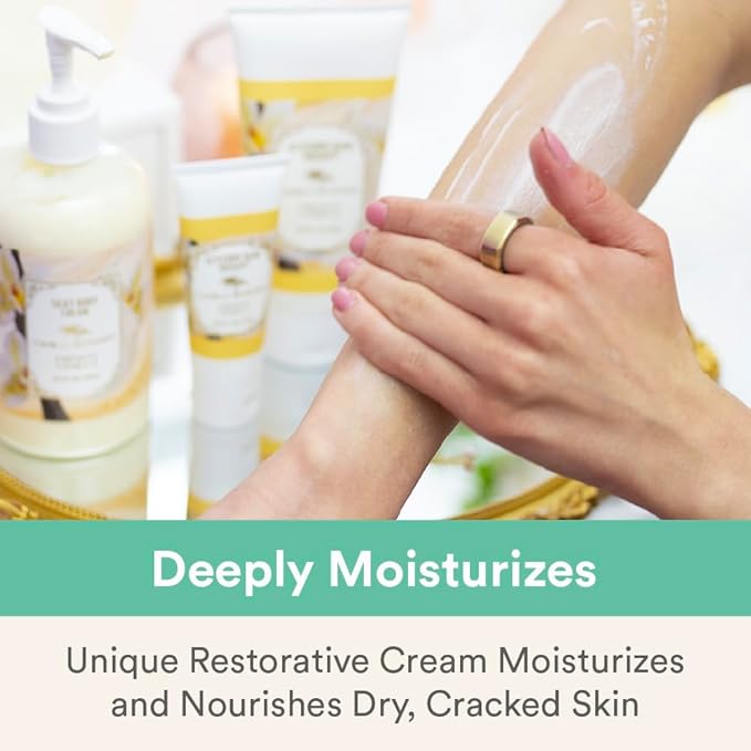 Camille Beckman Glycerine Hand Therapy Cream, Gardenia Breeze, Ultra Moisturizing Hand Cream for Dry, Cracked Hands, Non-Greasy, Paraben-Free, Made in USA, 6 Ounce