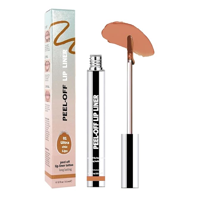 TALINZEN lip stain peel off,beauty-waterproof,transfer-proof and smudge-proof,makeup for all occasions,perfect for everyone (#01,0.12floz/3.5ml e)