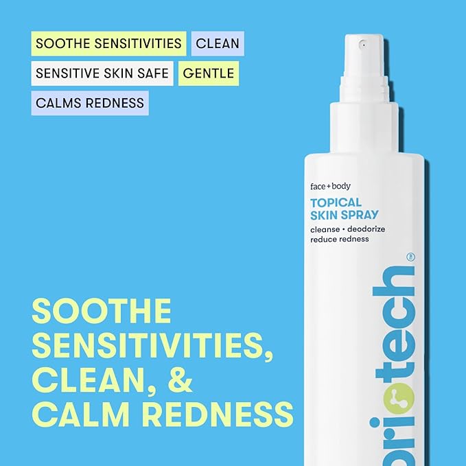 BRIOTECH Topical Skin Spray, Hypochlorous Acid for Sensitive Skin, HOCl Facial Mist, Full Body Support Against Irritation, Calm Redness, Soothe Foot & Scalp, 1 Gallon Refill (4 Pack)