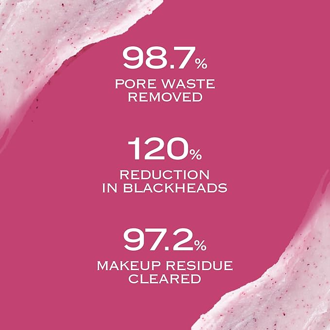 VERY BERRY Pore Deep Cleansing Foam | Berry Complex + Fermented Ingredients for Moisture & Healthy Glow | Gentle Exfoliating Face Scrub for Bumpy Skin | Pore Cleanser | 100g/ 3.52 FL OZ, 3pcs
